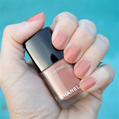 chanel bleached mauve nail polish.